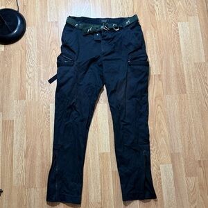 Marcelo Burlon County of Milan Black Cargo Pants